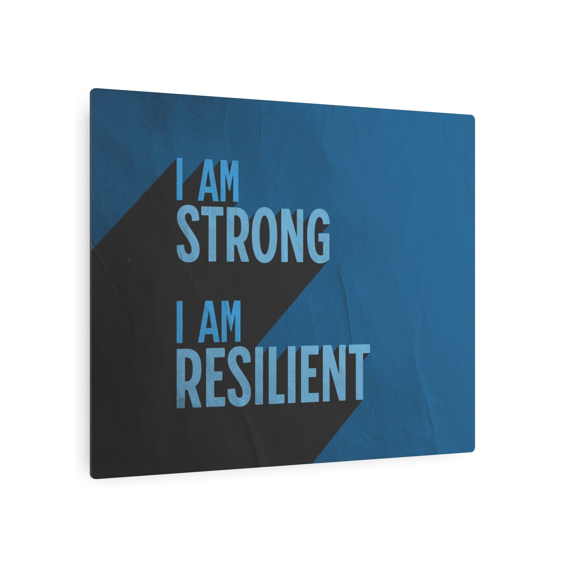 Strong & Resilient - Metal Art Sign - Cold Plunge Gear