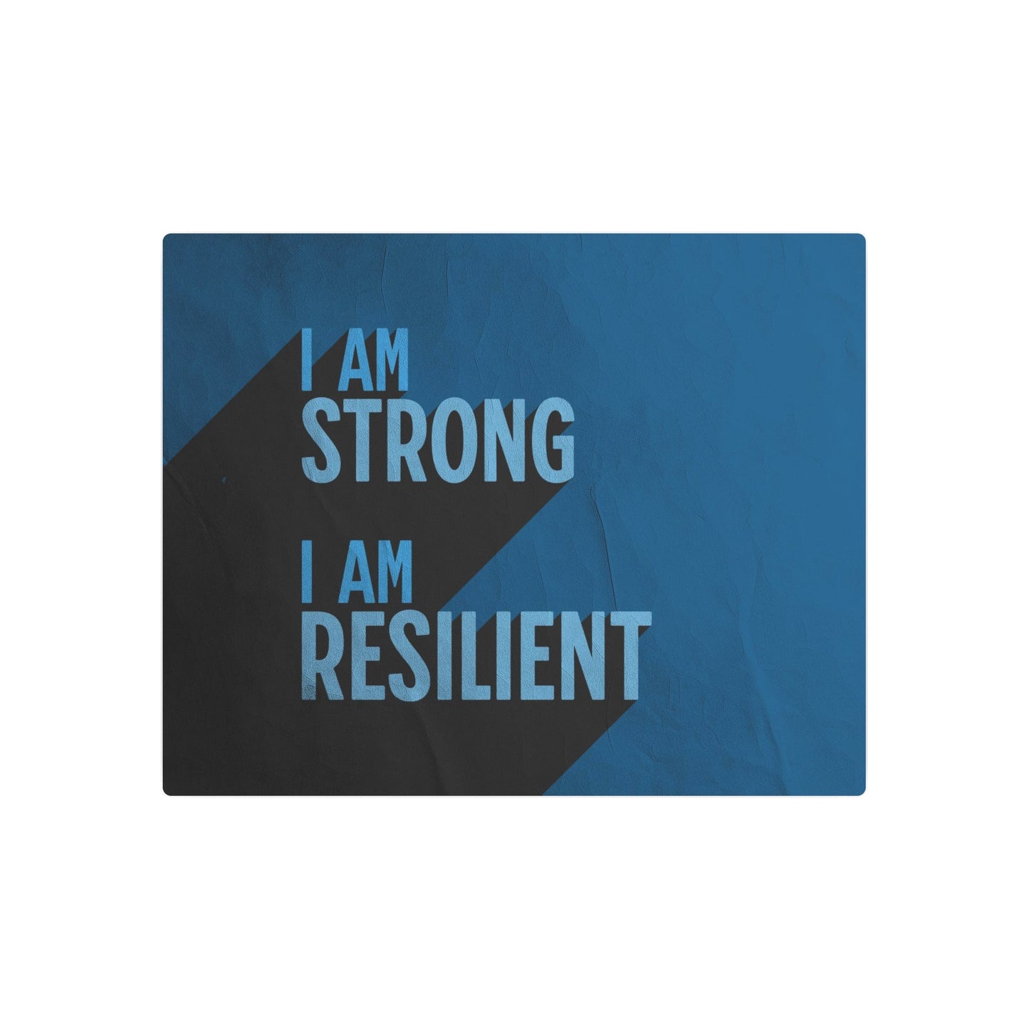 Strong & Resilient - Metal Art Sign - Cold Plunge Gear