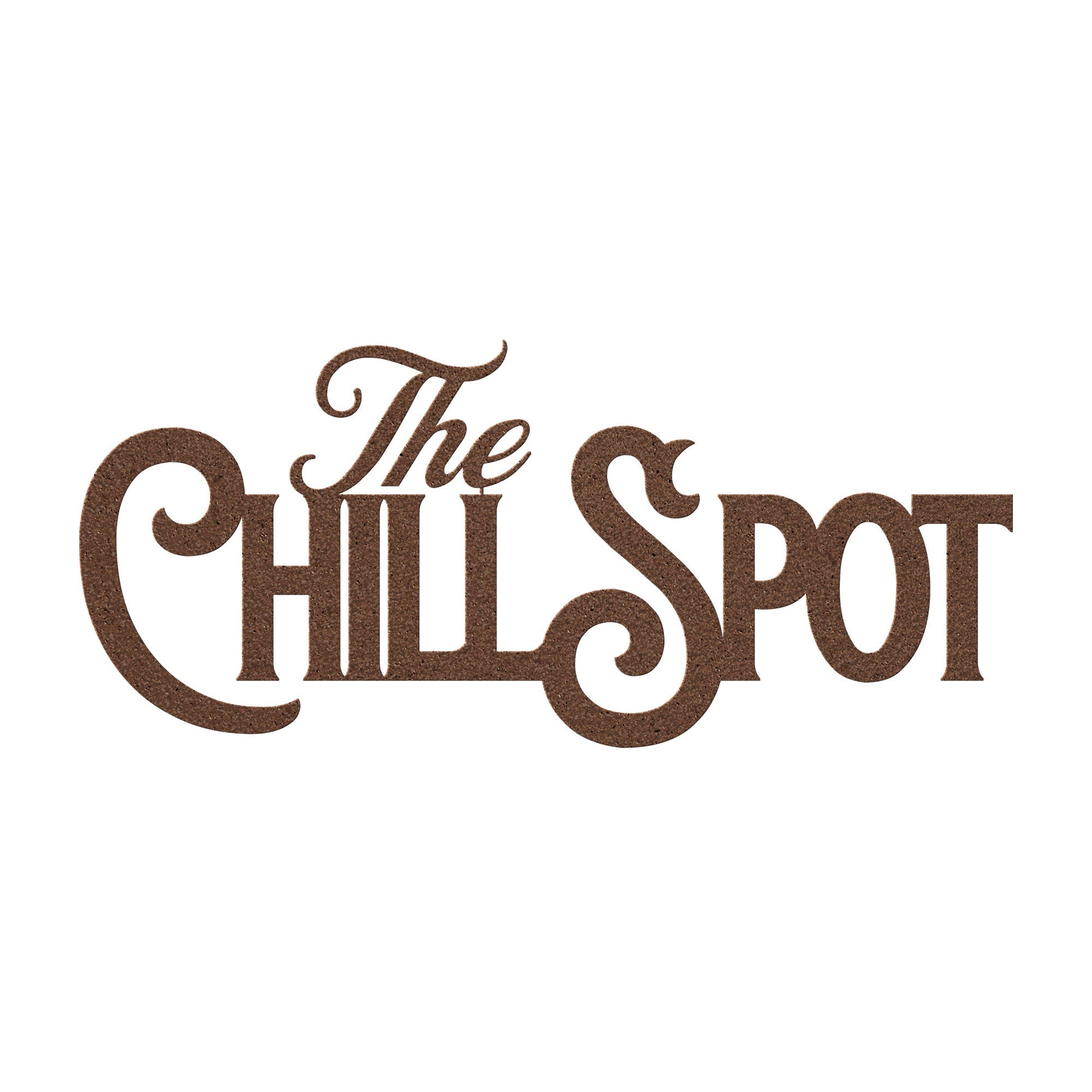 The Chill Spot Die-Cut Metal Sign - Cold Plunge Gear