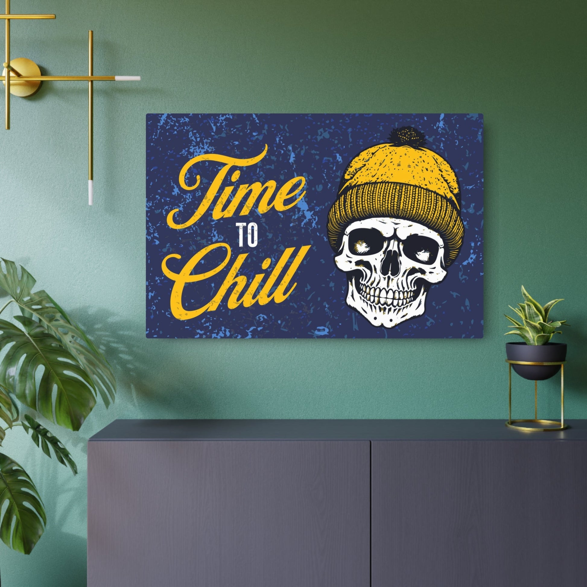 Time to Chill - Metal Art Sign - Cold Plunge Gear