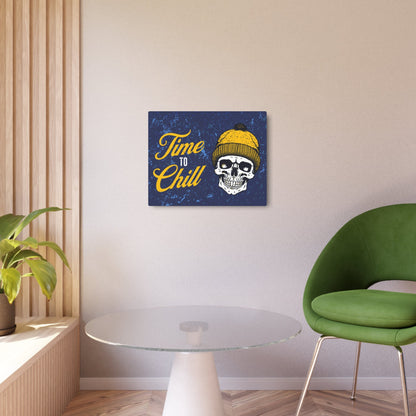 Time to Chill - Metal Art Sign - Cold Plunge Gear