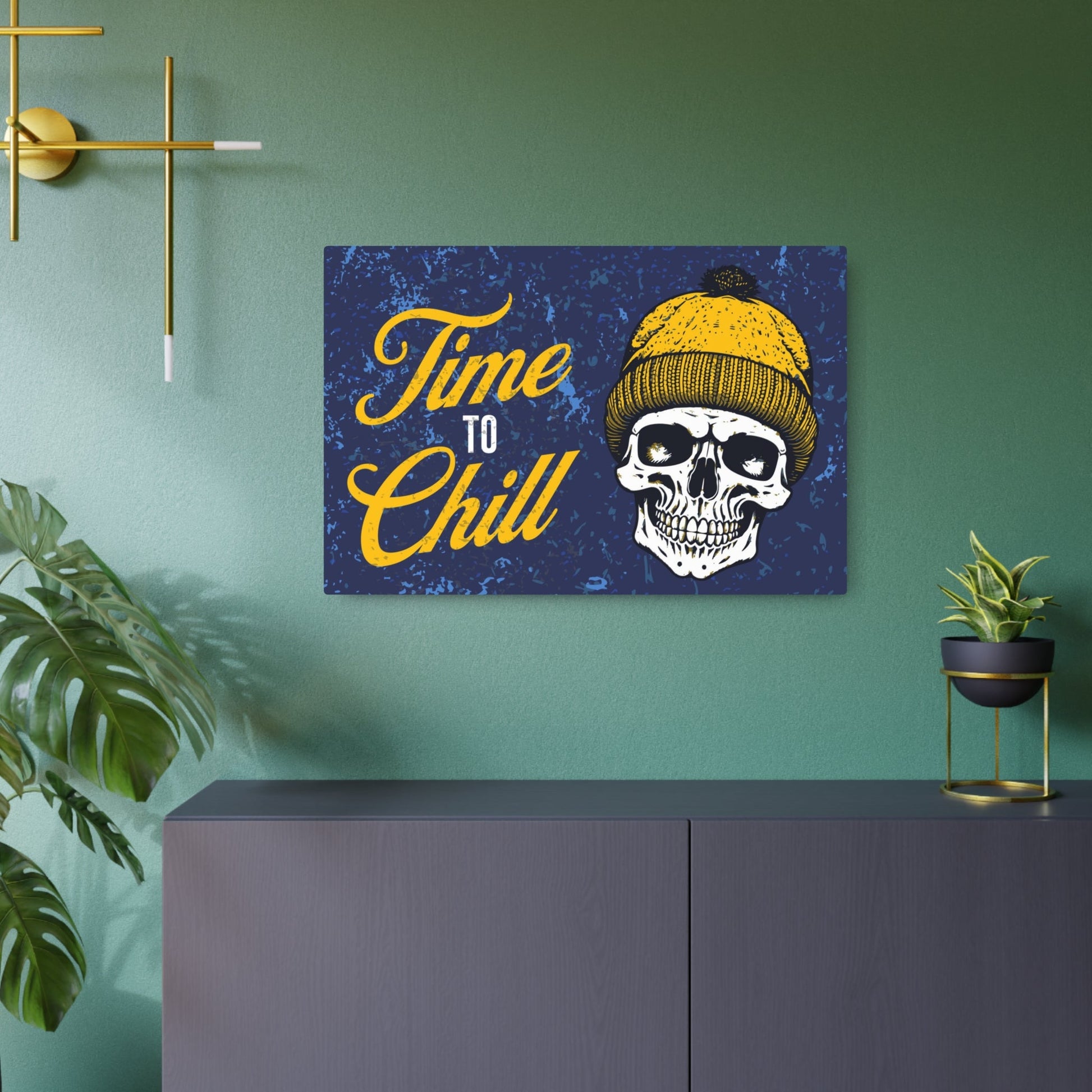 Time to Chill - Metal Art Sign - Cold Plunge Gear