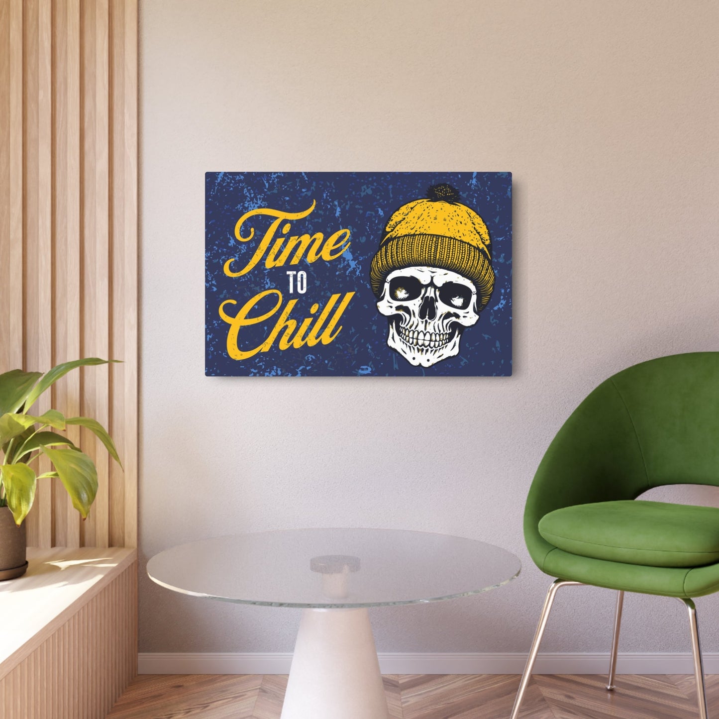 Time to Chill - Metal Art Sign - Cold Plunge Gear