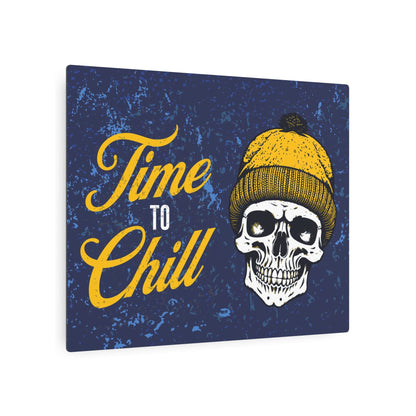 Time to Chill - Metal Art Sign - Cold Plunge Gear