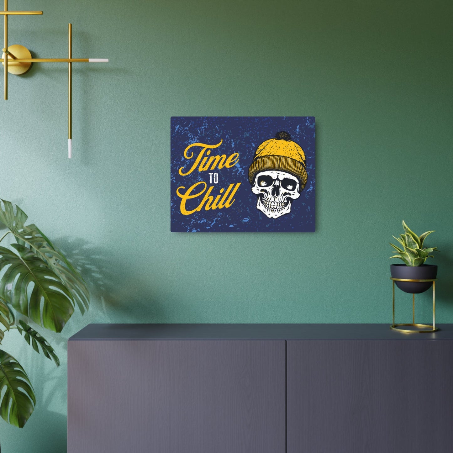 Time to Chill - Metal Art Sign - Cold Plunge Gear